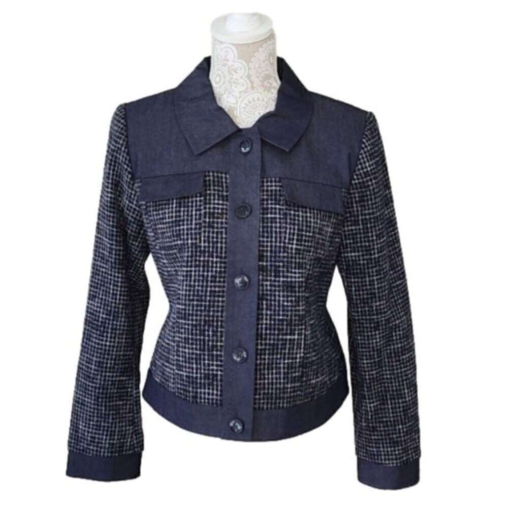 Pendleton Jacket Button Wool Blend Lightweight Na… - image 1